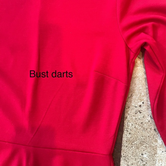 Women’s SZ S LIMITED LIPSTICK RED KNEE LENGTH A-LINE PULLOVER SKATER DRESS - Picture 11 of 17